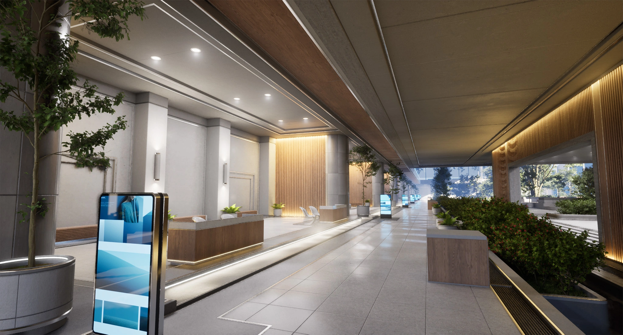Unreal Engine VR use case architecture hotel
