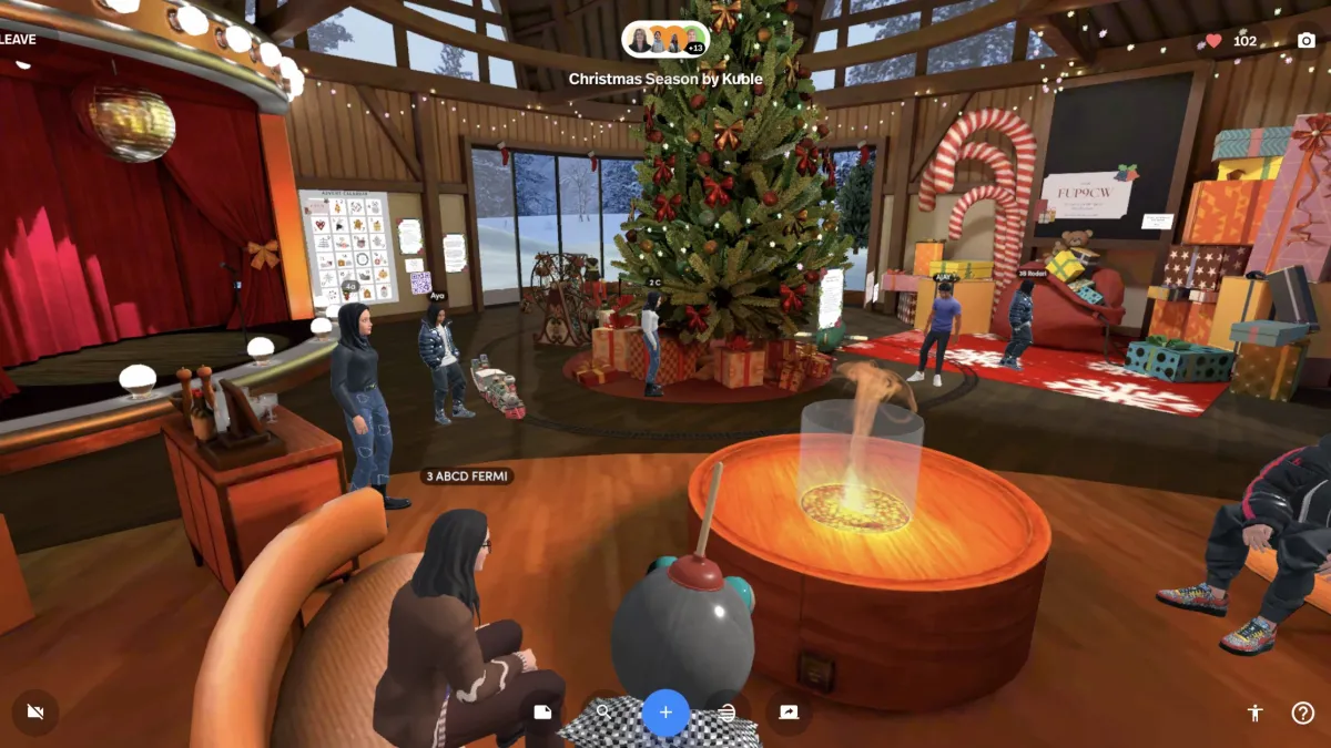 Christmas Greetings from the Metaverse?